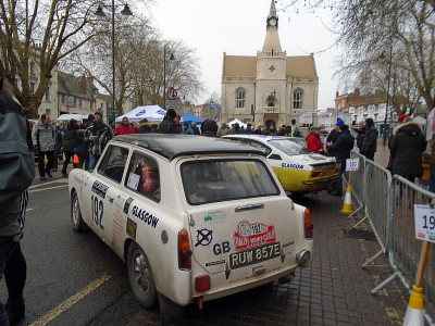 Banbury's town hall overseeing the event.