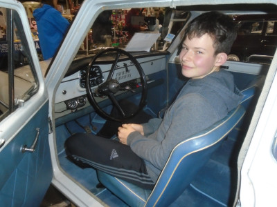 . . . while here's a young man dreaming of the day when he might own an A40 of his own.