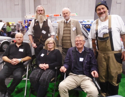 Ah, the entire company, left to right: Mervyn, Colin, Teresa, Keith, Derek and Steve.