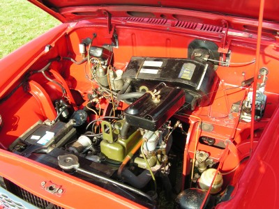 The easily-accessible items in a Mk 1 engine bay make for simple servicing.